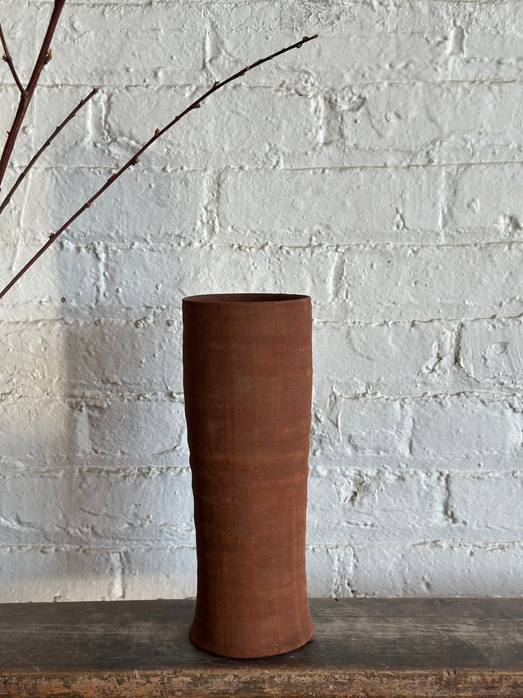 Image of Brown Cylinder Vase