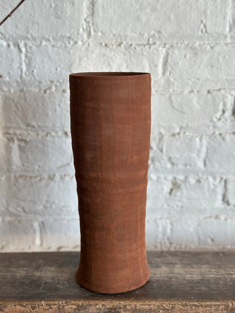 Image of Brown Cylinder Vase