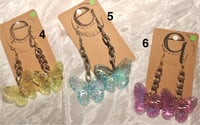 Image 3 of butterfly-chain earrings