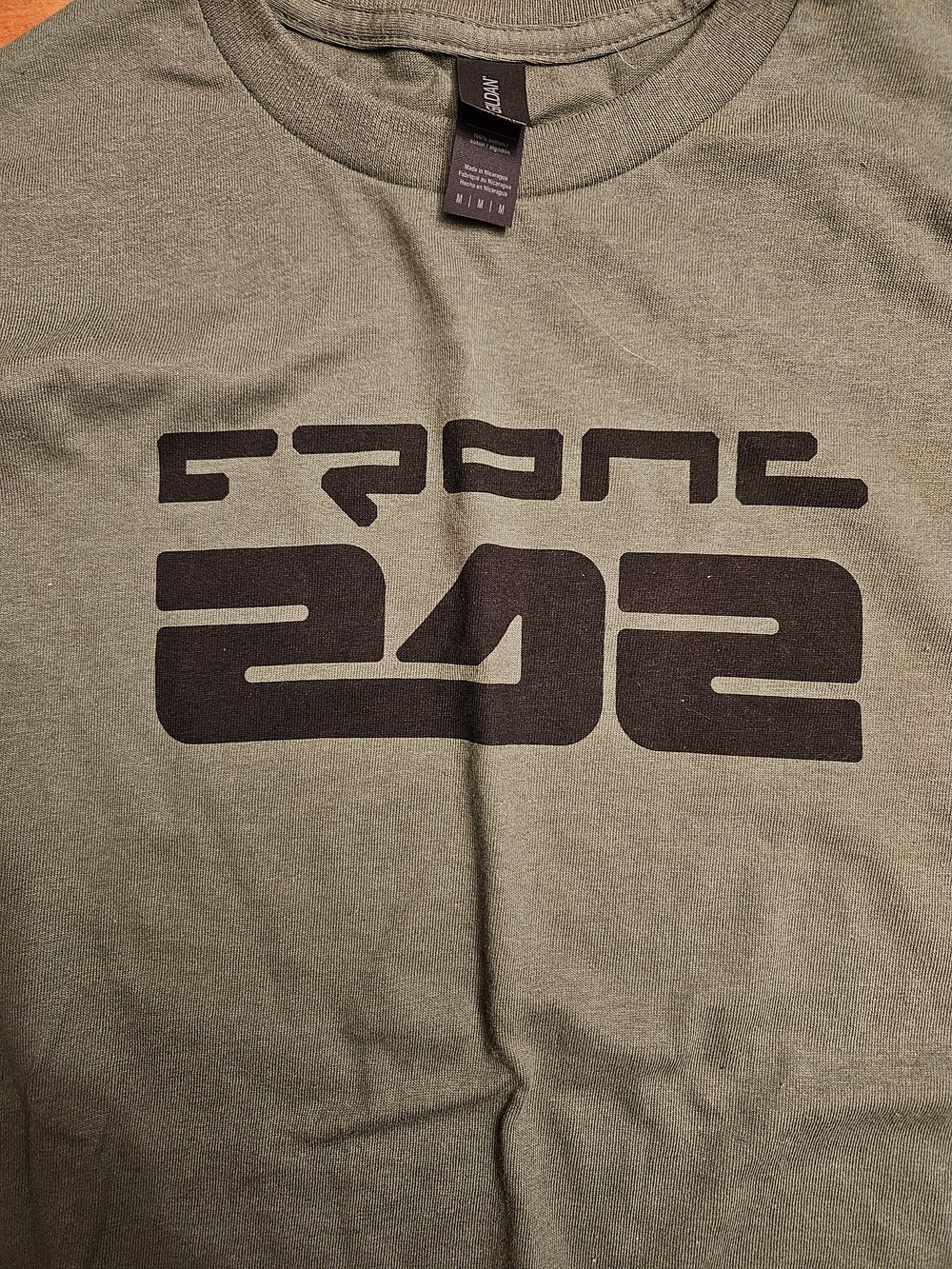 FRONT 242 - Military Green Logo Shirt