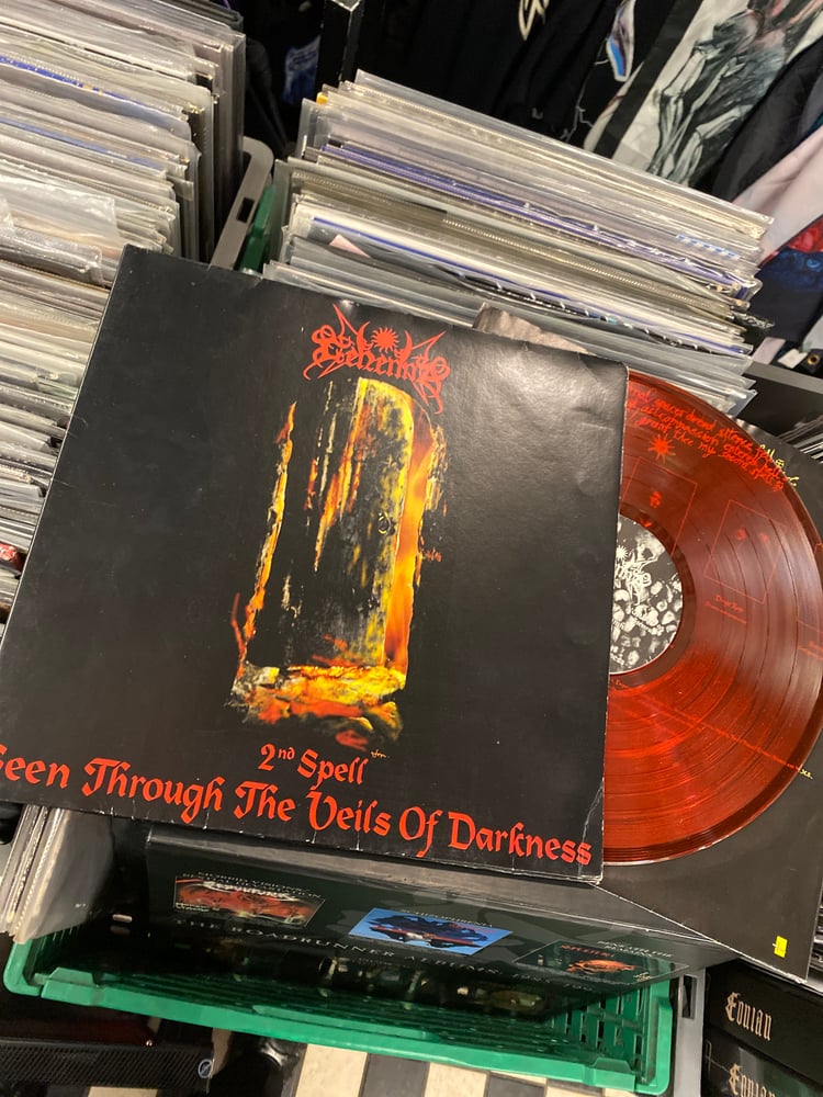 Image of LP Gehenna Seen Through the Veils of Darkness original Red vinyl numbered