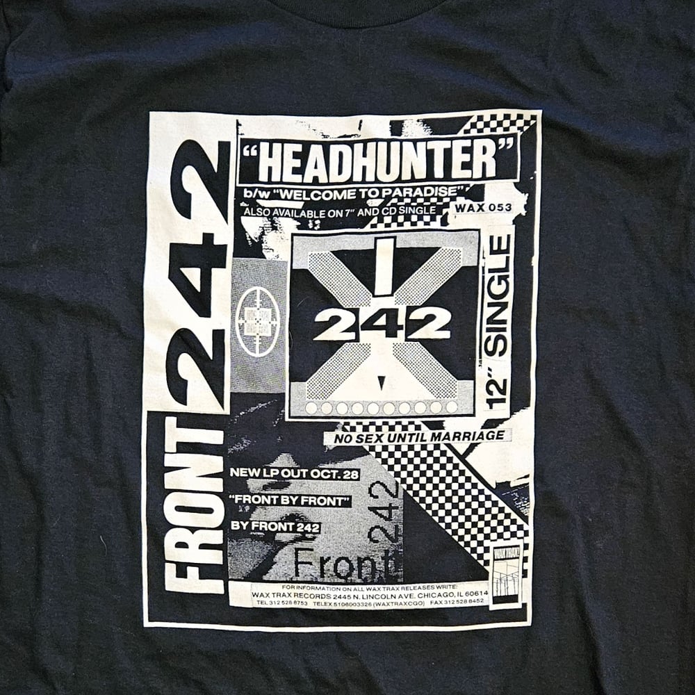 FRONT 242 - T-Shirt/ HeadHunter LIMITED