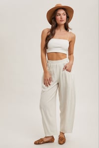 Image 6 of Relaxed Barrel Pants with Pockets  (1/25)