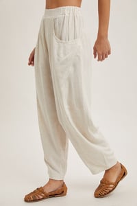 Image 1 of Relaxed Barrel Pants with Pockets  (1/25)