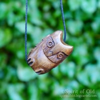 Image 2 of Forest Friend Solstice Oak Owl Bead (PE1884)