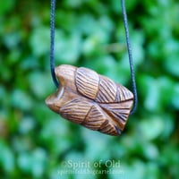 Image 3 of Forest Friend Solstice Oak Owl Bead (PE1884)