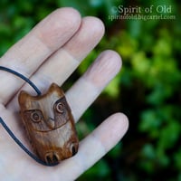 Image 4 of Forest Friend Solstice Oak Owl Bead (PE1884)
