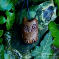 Image 1 of Forest Friend Solstice Oak Owl Bead (PE1884)