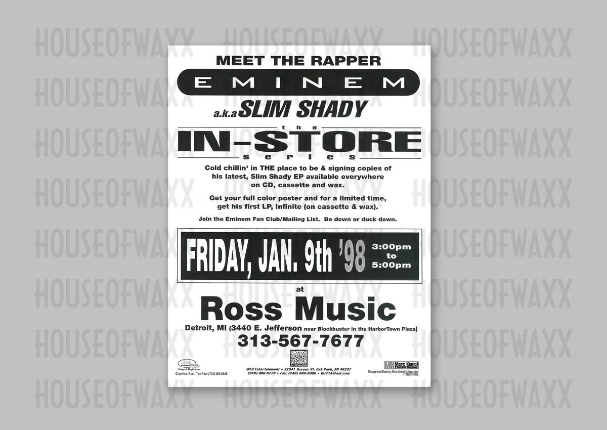 Image of IN STORE SIGNING MINI POSTER