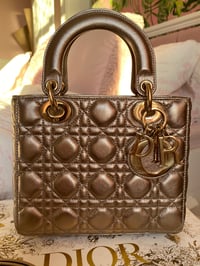 Image 3 of Small Lady Dior My ABC Bag Gold Cannage Lambskin