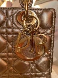Image 4 of Small Lady Dior My ABC Bag Gold Cannage Lambskin
