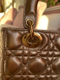 Image 6 of Small Lady Dior My ABC Bag Gold Cannage Lambskin