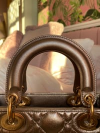 Image 9 of Small Lady Dior My ABC Bag Gold Cannage Lambskin