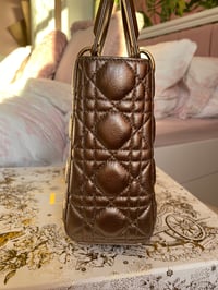 Image 13 of Small Lady Dior My ABC Bag Gold Cannage Lambskin