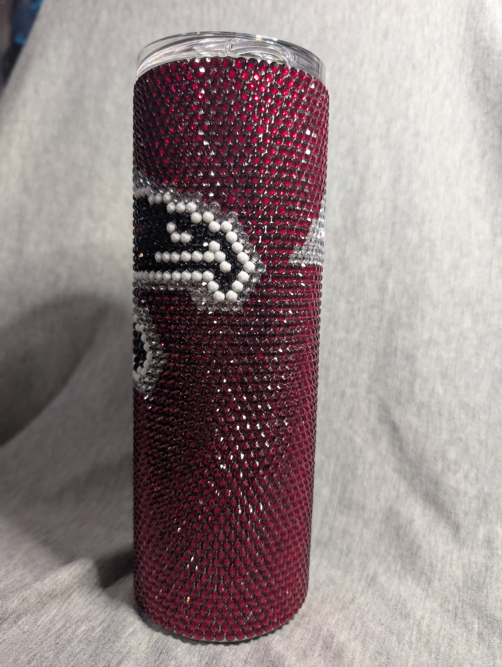 Image of Atlanta Falcons Rhinestone tumbler