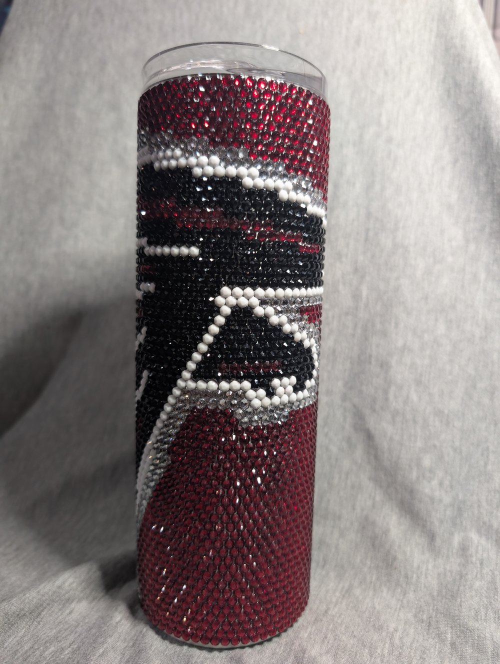 Image of Atlanta Falcons Rhinestone tumbler