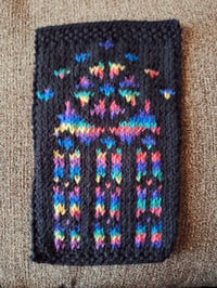 Image 8 of Stained Glass Window Knitted Tapestry 