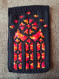 Image 10 of Stained Glass Window Knitted Tapestry 