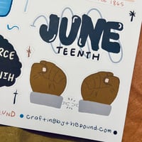 Image 4 of Juneteenth Vol. 2 Sticker Sheet