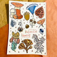 Image 1 of Botanical Flowers Sticker Sheet