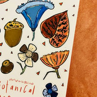 Image 3 of Botanical Flowers Sticker Sheet