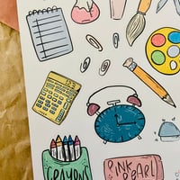 Image 4 of Back To School Sticker Sheet