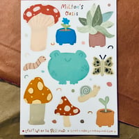 Image 1 of Milton's Oasis Sticker Sheet