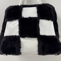 Image 2 of courreges fur trim purse