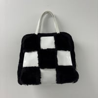 Image 1 of courreges fur trim purse