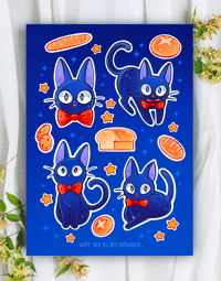 Studio Ghibli ‘Kiki delivery service’ sticker sheet