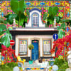 Greeting Cards  Portuguese Tiles Set of 4