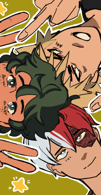 Image 1 of BNHA Trio Bookmark