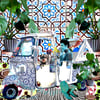 Greeting Cards  Portuguese Tiles Set of 4