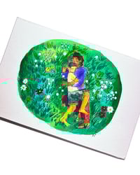 Image 2 of A6 - Les amoureux - illustration originale