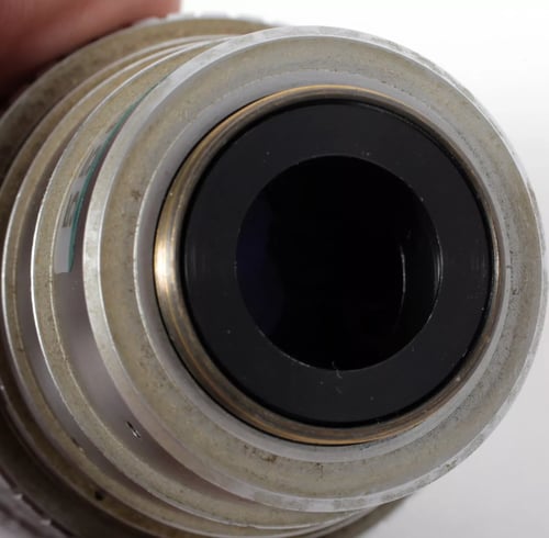 Image of Angenieux Cine lens C-mount F. 50 50mm F1.5 lens Type S5 with caps #5565