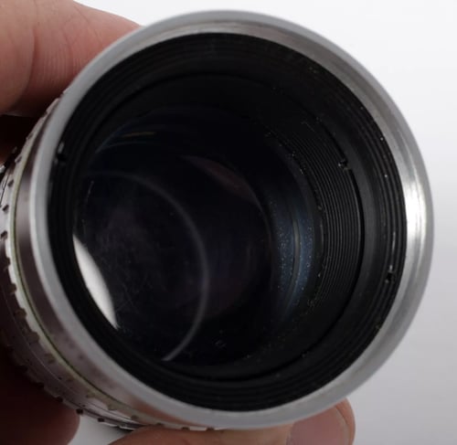 Image of Angenieux Cine lens C-mount F. 50 50mm F1.5 lens Type S5 with caps #5565