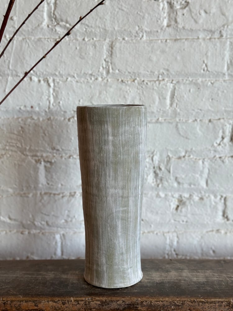 Image of Pistachio Frost Cylinder Vase