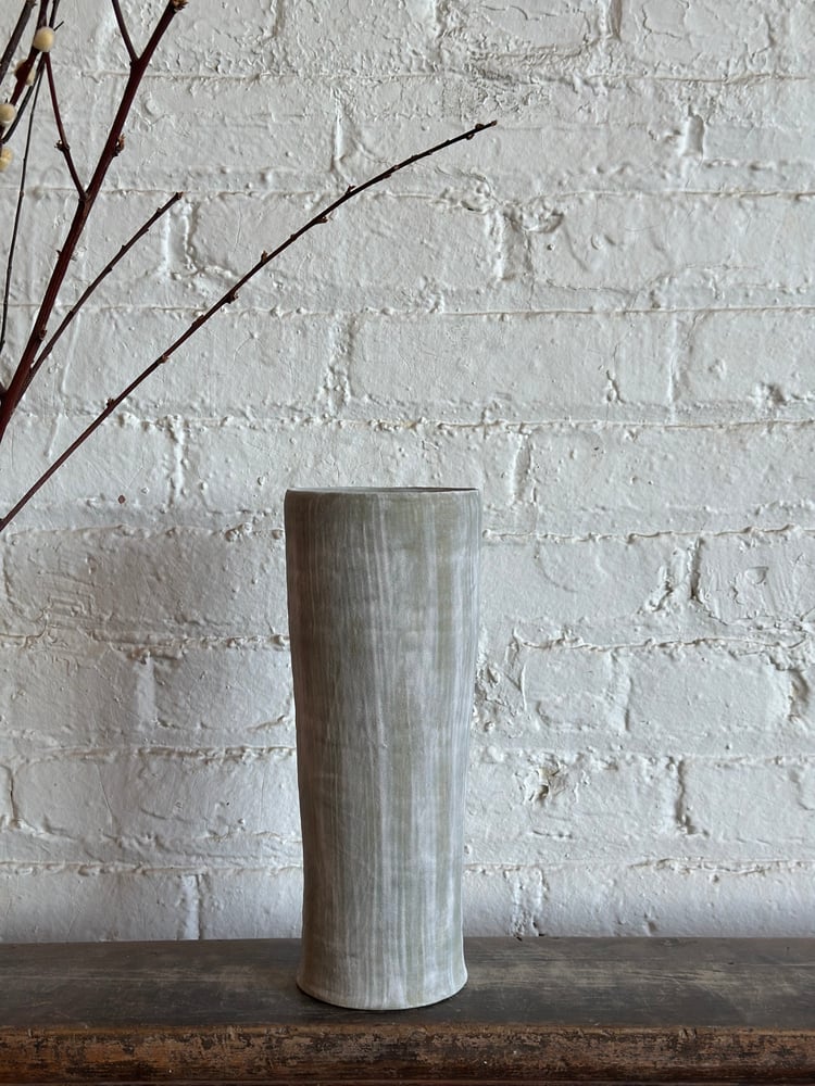 Image of Pistachio Frost Cylinder Vase