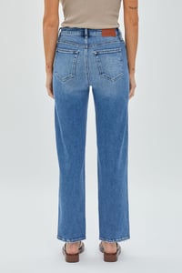 Image 2 of MEDIUM WASH CLEAN STRETCH STRAIGHT - HIDDEN JEANS