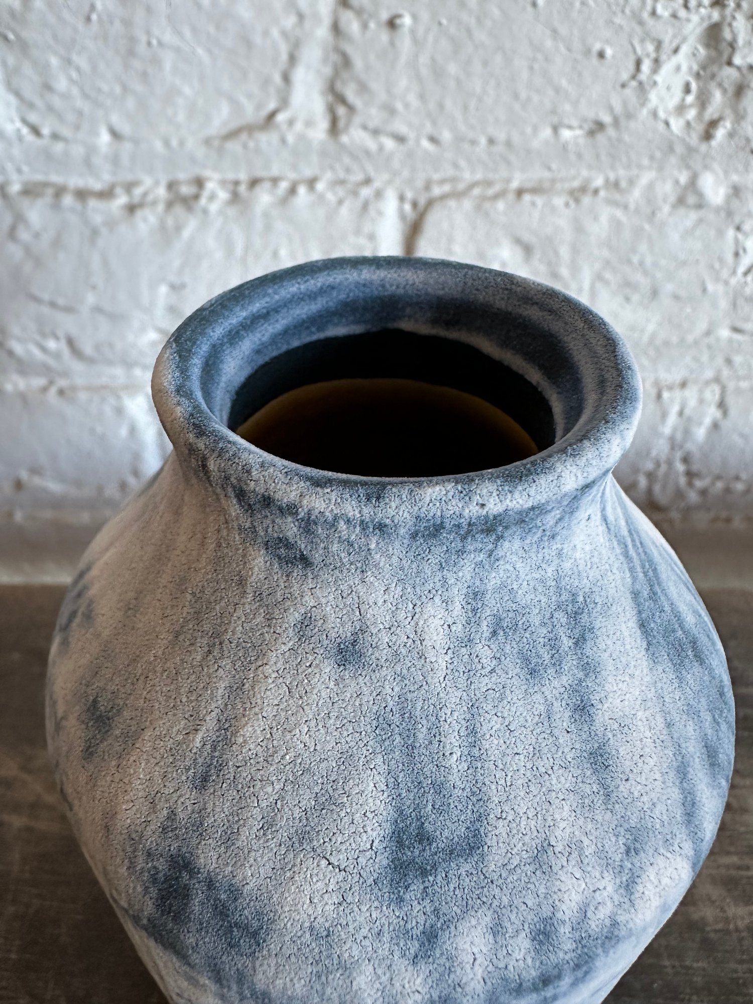 Image of Denim Wash Square Bud Vase