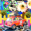 Greeting Cards Cute Cars Pack of 4 