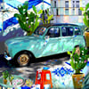 Greeting Cards Cute Cars Pack of 4 
