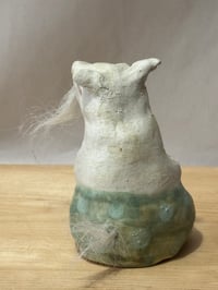 Image 6 of Clay:1.9.25 Old Goat in Green polka dots