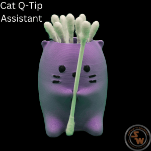 Image of Cat Q-Tip Assistant