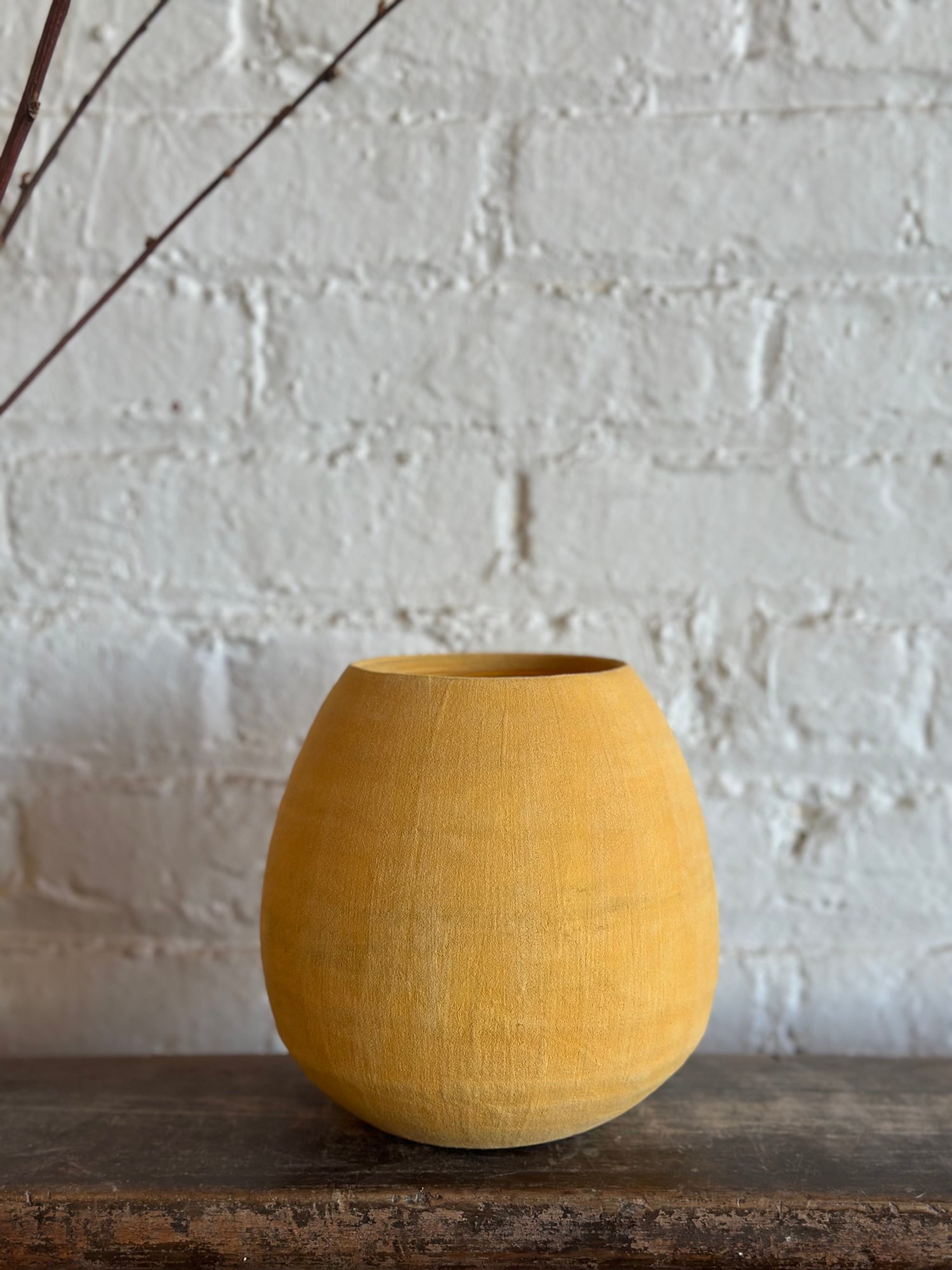 Image of Yellow Dino Vase