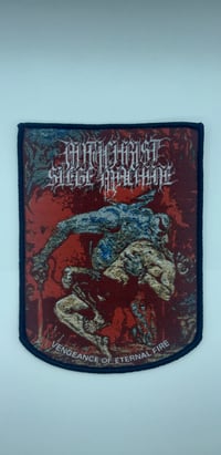 Official Antichrist Siege Machine - Vengeance Of Eternal Fire Black Border Patch