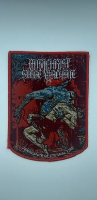 Official Antichrist Siege Machine - Vengeance Of Eternal Fire Red Border Patch