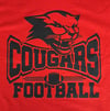Charleroi Cougars-Football-T-Shirt ( One Color )