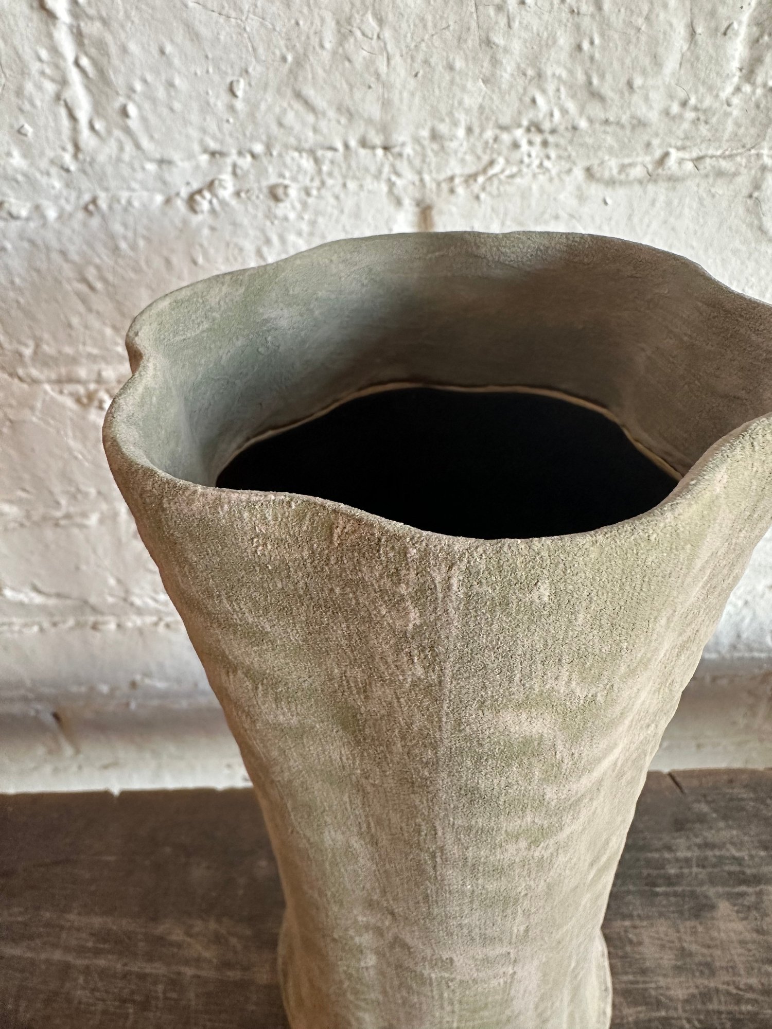 Image of Pistachio Fluted Vase