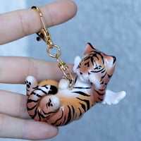 Image 2 of "Tigress" Hand Made Bag Charm